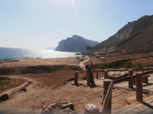 Viaggio in Oman, foto lungo la via dell' Incenso: il mare e la spiaggia di Mughsajl,