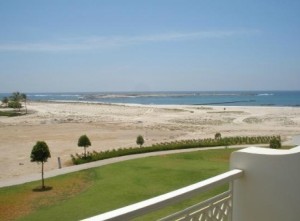 Soggiorno mare presso l' Hotel Marriott Salalah Oman, foto del Mar Arabico