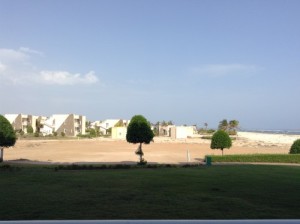 Vacanze mare presso l' Hotel Marriott Salalah Oman, foto di un lato Hotel