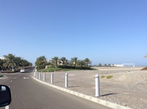 Vacanza mare Oman, hotel Millennium vicino a Muscat. Foto del'ingresso.