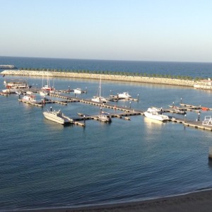 Vacanza al mare in Oman, hotel Millennium Muscat. Foto della marina.